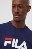 Бавовняна футболка Fila колір синій з принтом (2090659)