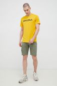 Спортивна футболка Salewa Puez Hybrid 2 колір жовтий з принтом