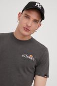 Бавовняна футболка Ellesse колір сірий з аплікацією SHM13143-GREEN