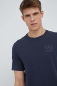 Бавовняна футболка Michael Kors колір синій однотонний (2161284)