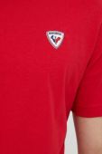 Бавовняна футболка Rossignol колір червоний з аплікацією