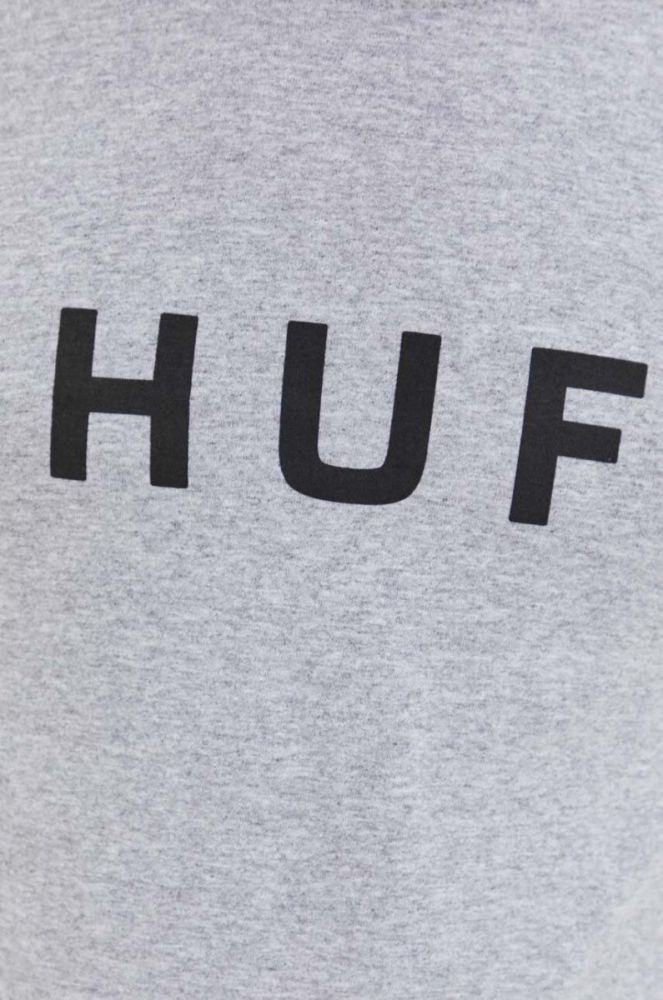 Бавовняна футболка HUF колір чорний з принтом (3341118) фото 5