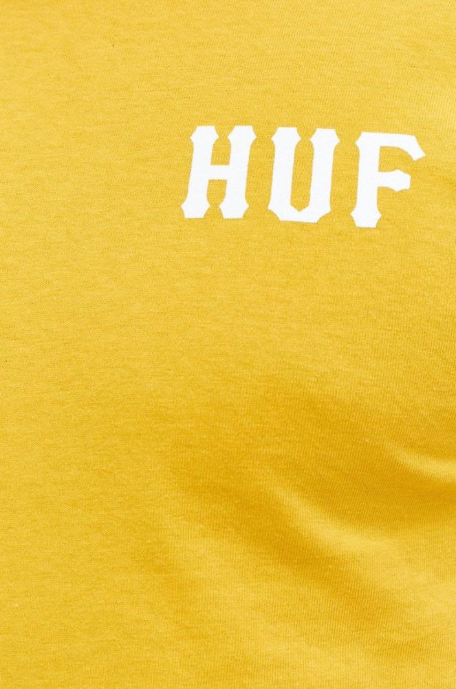 Бавовняна футболка HUF колір помаранчевий з принтом (2835665) фото 5