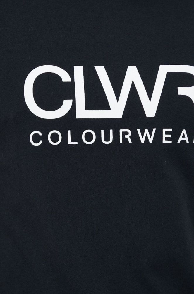 Бавовняна футболка Colourwear колір чорний з принтом фото 5