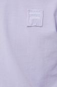 Бавовняна футболка Fila колір фіолетовий з аплікацією