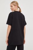 Бавовняна футболка Arkk Copenhagen колір чорний однотонний