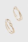 Сережки Dkny колір золотий (3076623)