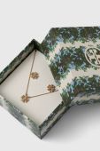 Кольє і сережки Tory Burch колір золотий