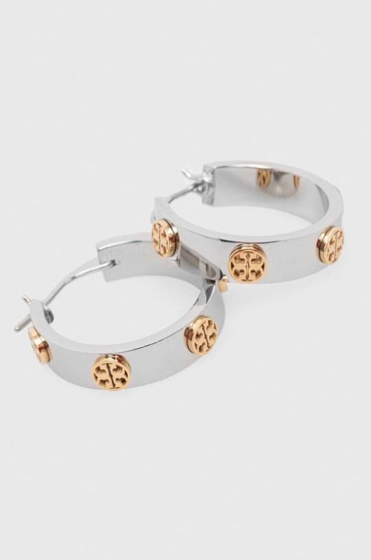 Сережки Tory Burch колір срібний (2848555)