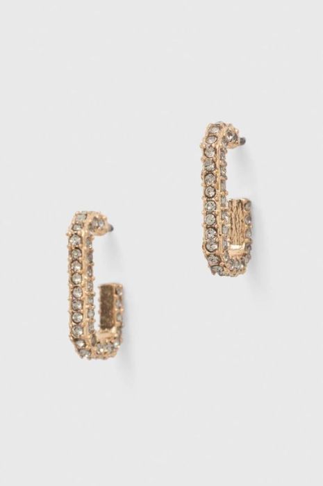 Сережки AllSaints колір срібний (2845576)