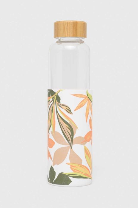 Скляна пляшка Roxy колір бежевий