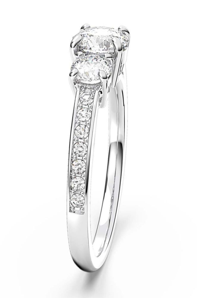 Перстень Swarovski Attract Trilogy колір срібний фото 3