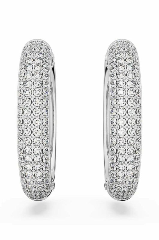 Сережки Swarovski DEXTERA колір срібний (3024953) фото 2
