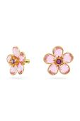 Сережки Swarovski Florere колір рожевий (3189636)