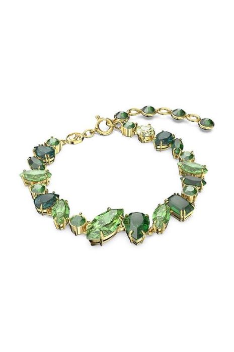 Браслет Swarovski Gema жіночий колір зелений (3189629)