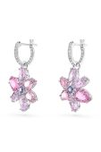 Сережки Swarovski Gema колір рожевий (3189523)