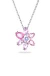 Ланцюжок Swarovski Gema колір рожевий (3189693)