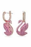 Сережки Swarovski Iconic Swan колір рожевий (2981982)