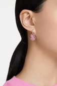 Сережки Swarovski Iconic Swan колір рожевий (2981982)