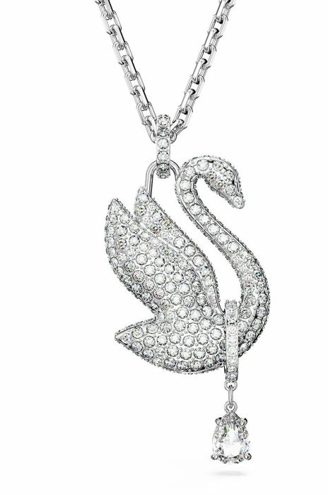 Ланцюжок Swarovski Iconic Swan колір срібний (2982249) Ланцюжок Swarovski Iconic Swan колір срібний (2982249)