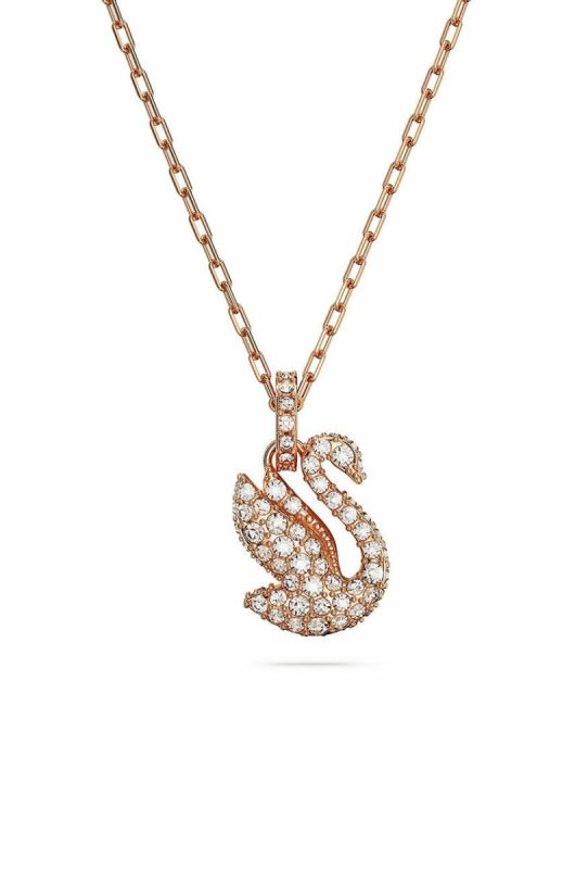 Ланцюжок Swarovski Iconic Swan колір золотий (2981952)