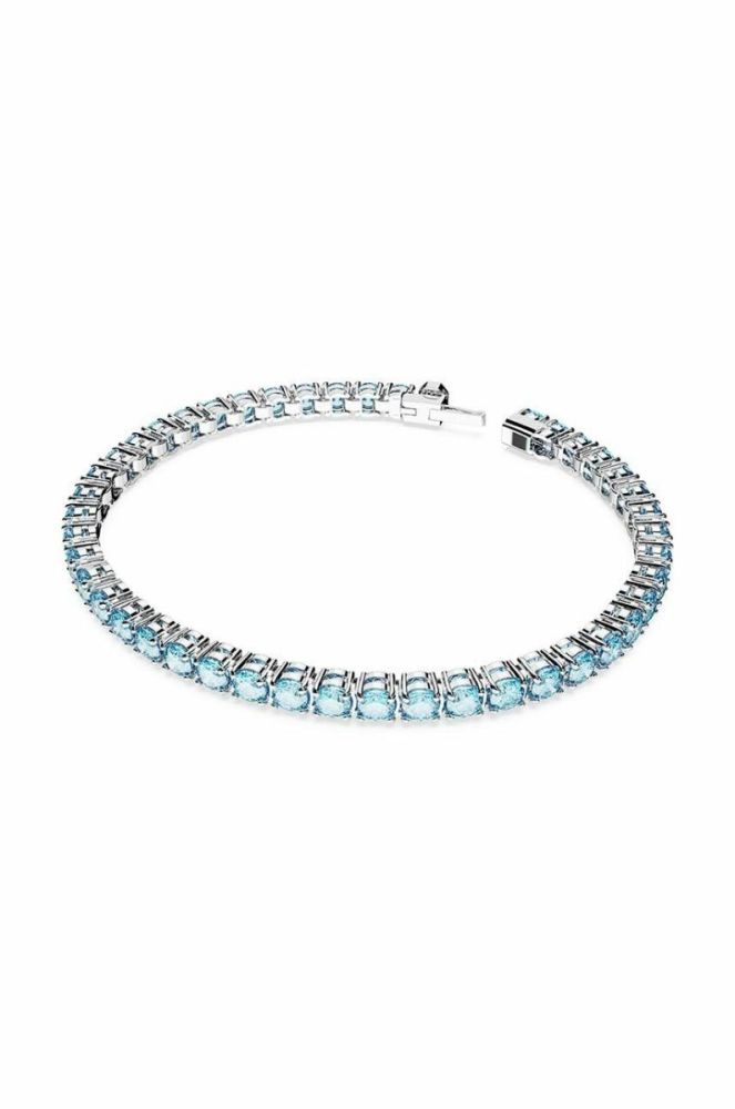 Браслет Swarovski Matrix жіночий колір блакитний (3037975) фото 2