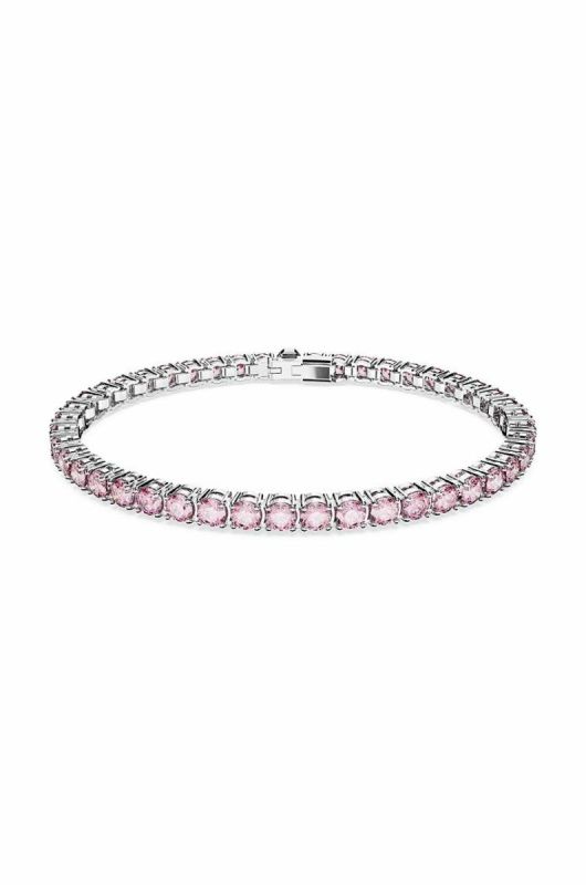 Браслет Swarovski Matrix жіночий колір рожевий (3037879)