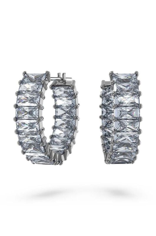 Сережки Swarovski Matrix колір срібний (3189934)