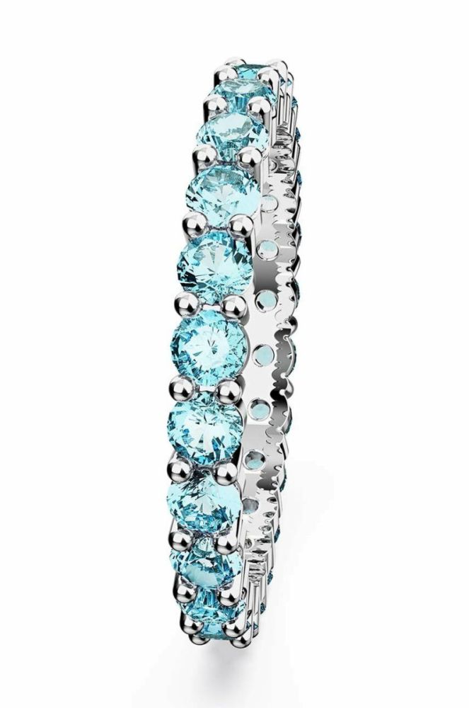 Перстень Swarovski 5658668 MATRIX колір блакитний фото 4