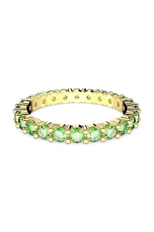 Перстень Swarovski Matrix колір зелений (3189439)