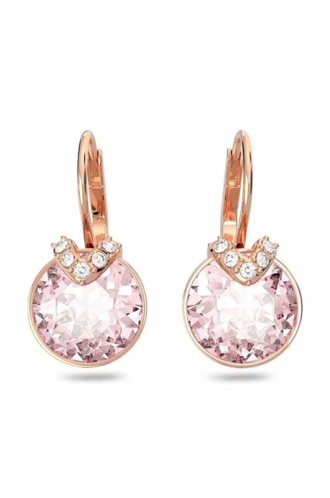 Сережки Swarovski Bella колір рожевий (2981899) фото 3