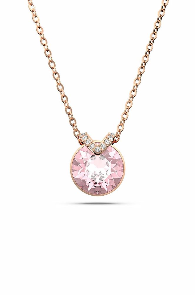 Ланцюжок Swarovski Bella колір рожевий (2982248)