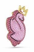 Брошка Swarovski POP SWAN колір рожевий