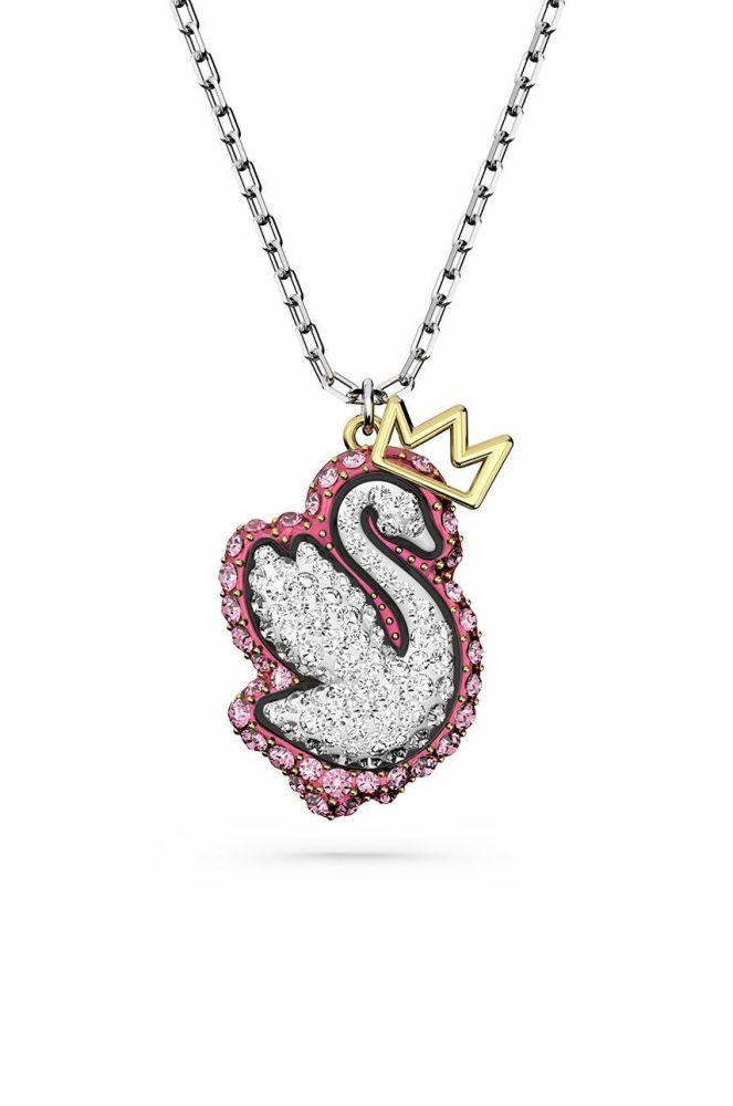 Ланцюжок Swarovski POP SWAN колір рожевий (3024563)