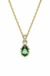 Ланцюжок Swarovski Stilla колір зелений (2982077)