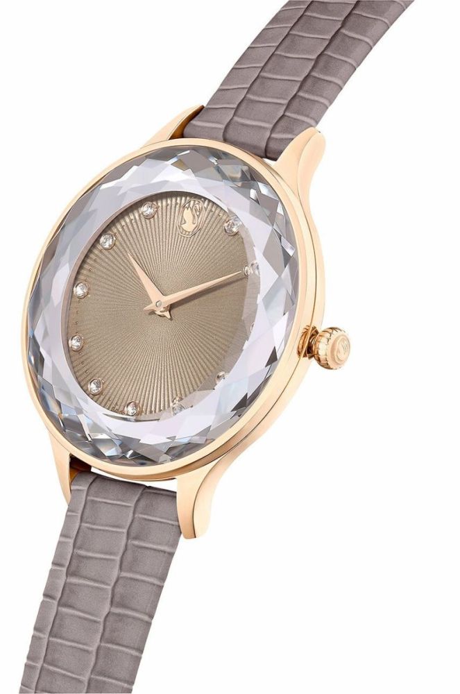 Годинник Swarovski OCTEA NOVA жіночий колір коричневий фото 4