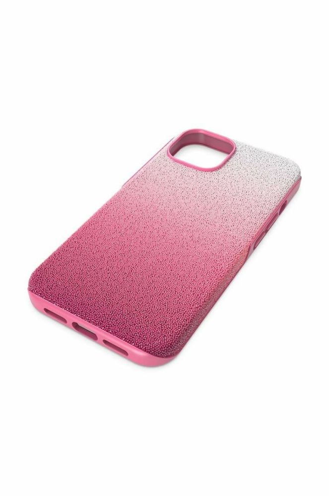 Чохол на телефон Swarovski IPhone 14 колір рожевий фото 2