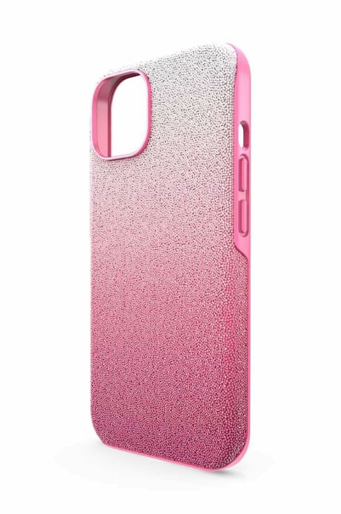 Чохол на телефон Swarovski IPhone 14 колір рожевий фото 4