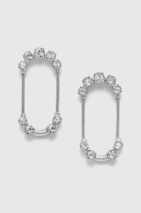 Сережки Guess колір срібний (3089833)