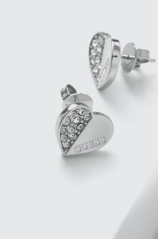 Сережки Guess колір срібний (3057306) фото 2