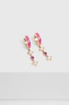 Сережки Guess колір рожевий (3174989)