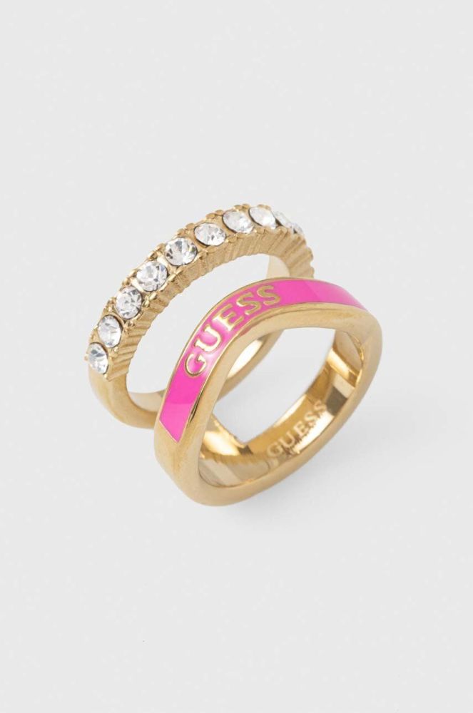Перстень Guess колір рожевий (3171755)