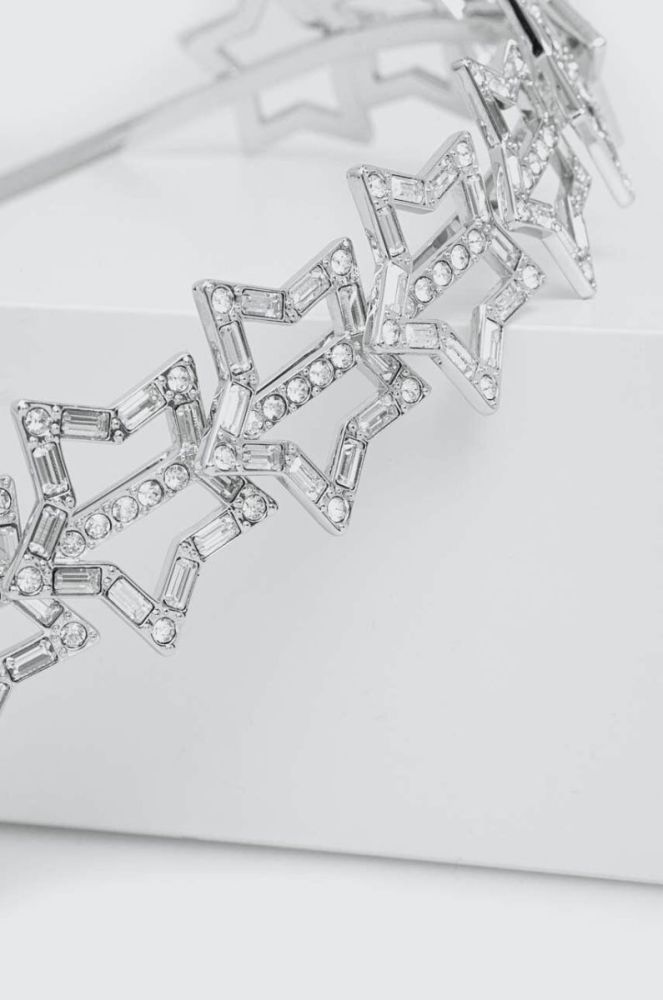 Пов'язка на голову Swarovski STELLA колір срібний фото 2