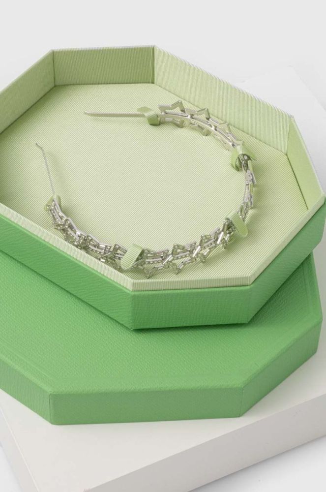 Пов'язка на голову Swarovski STELLA колір срібний фото 3