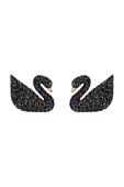 Сережки Swarovski ICONIC SWAN колір чорний (3273529)
