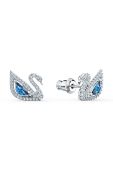 Кольє і сережки Swarovski SS TE DAZZLING SWAN колір срібний