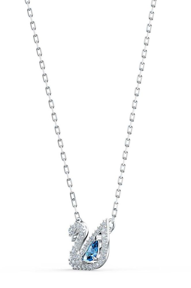 Кольє і сережки Swarovski SS TE DAZZLING SWAN колір срібний фото 4