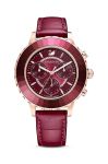 Годинник Swarovski OCTEA LUX CHRONO жіночий колір рожевий