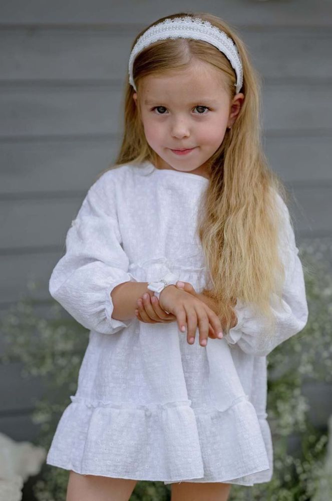 Дитяча пов'язка Jamiks CONNIE колір білий фото 3