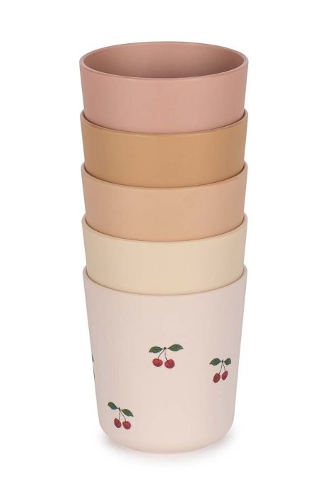 Дитячий кухоль Konges Sl?jd 5-pack колір рожевий (3260320)